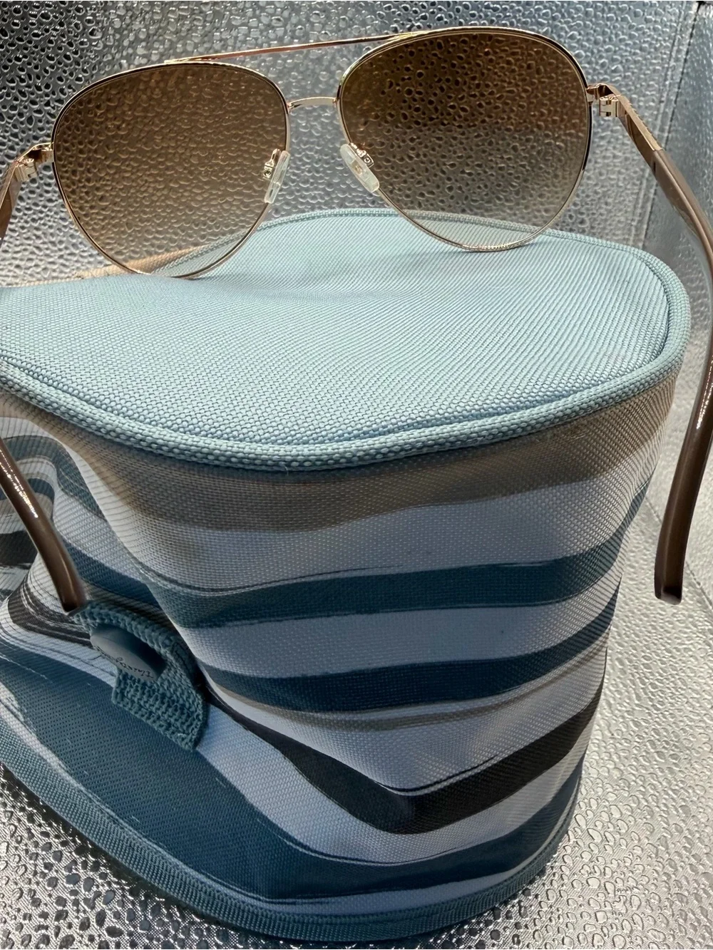 Gold Aviator Sunglasses Jessica Simpson- Women Accessories